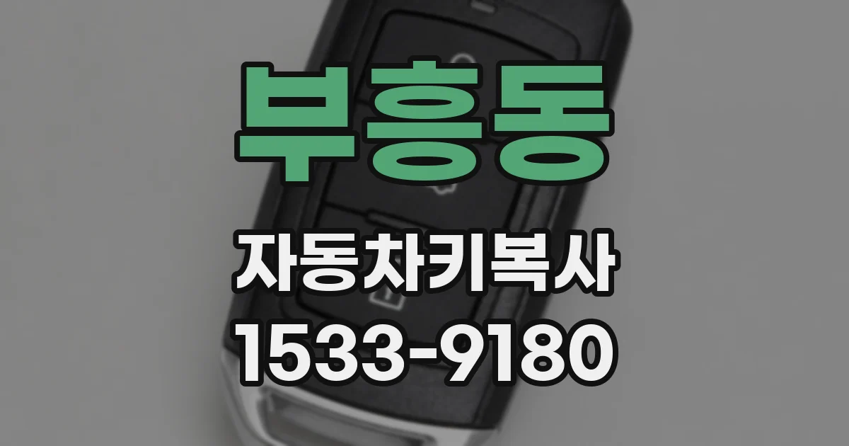 부흥동 자동차키복사
