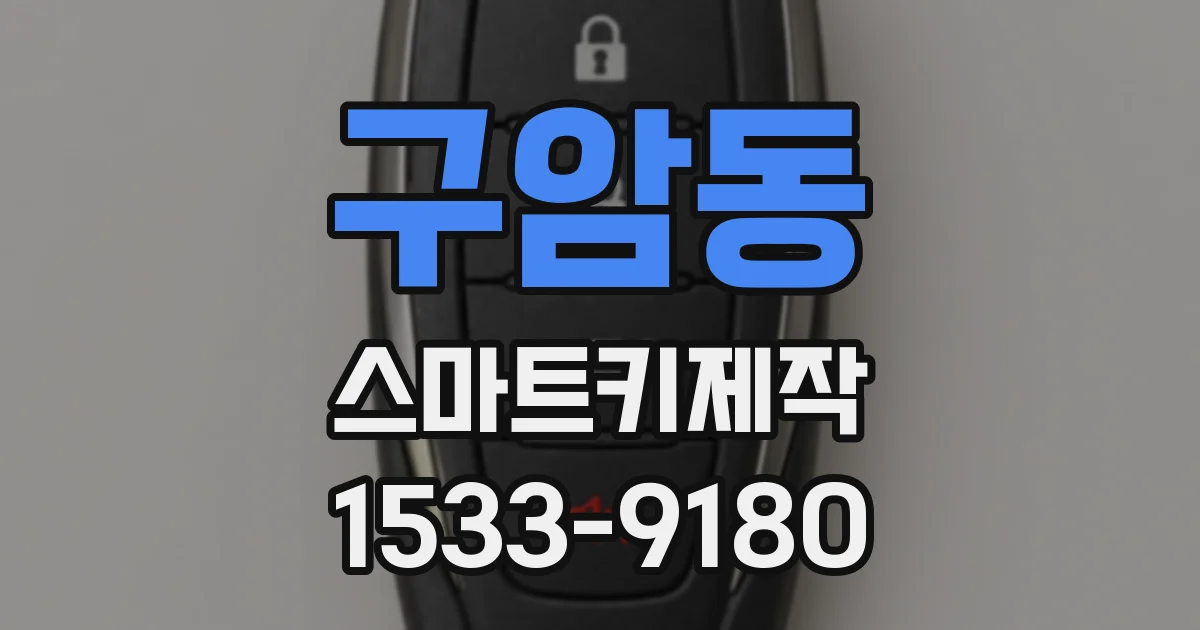 구암동 스마트키제작