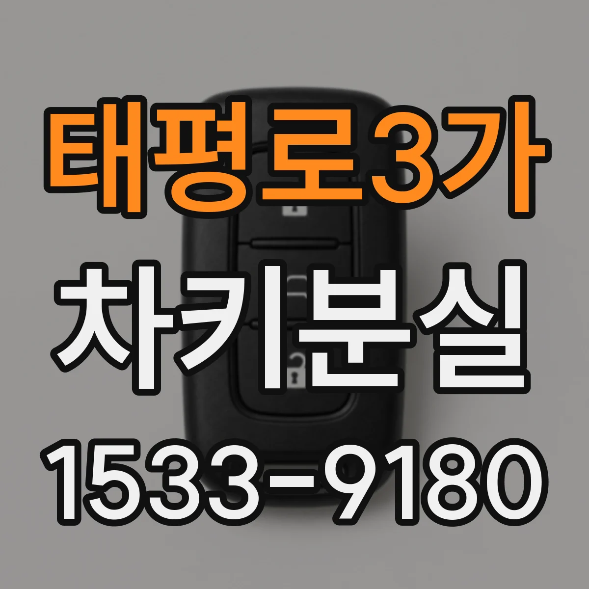 태평로3가 차키분실