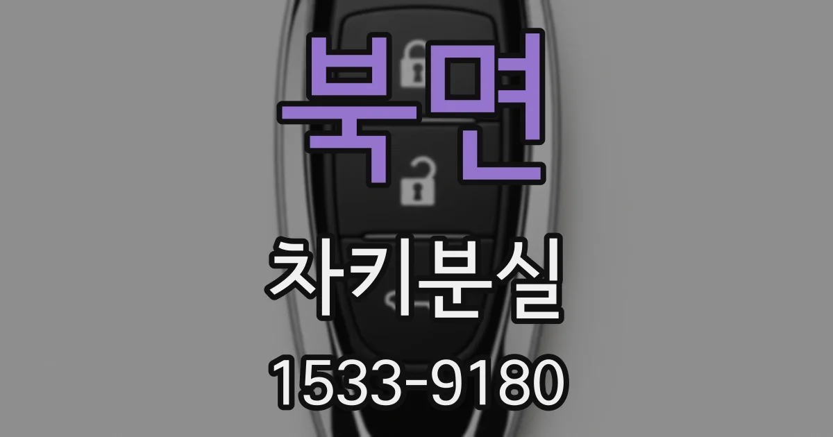 북면 차키분실