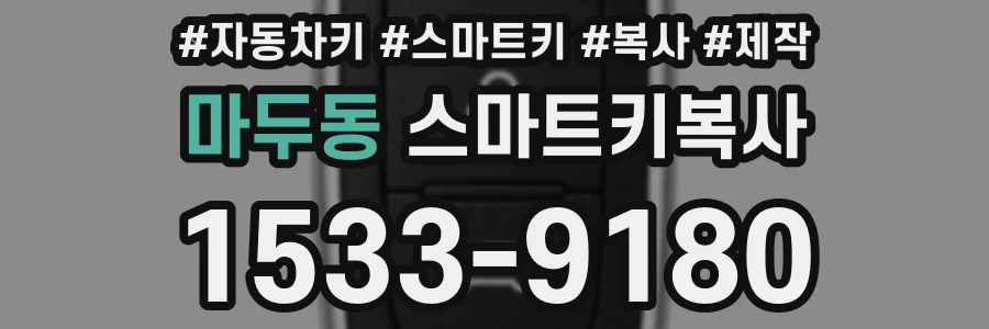 마두동 스마트키복사
