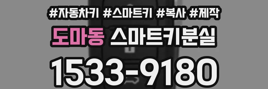 도마동 스마트키분실