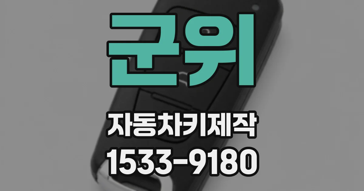 군위 자동차키제작