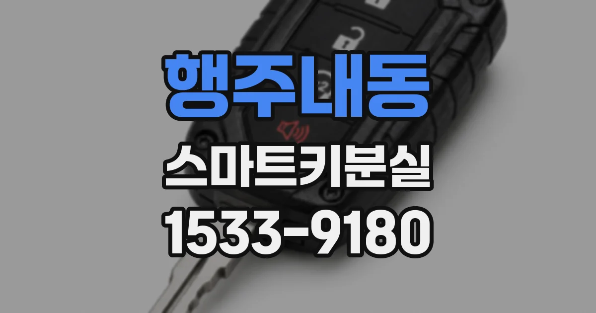 행주내동 스마트키분실