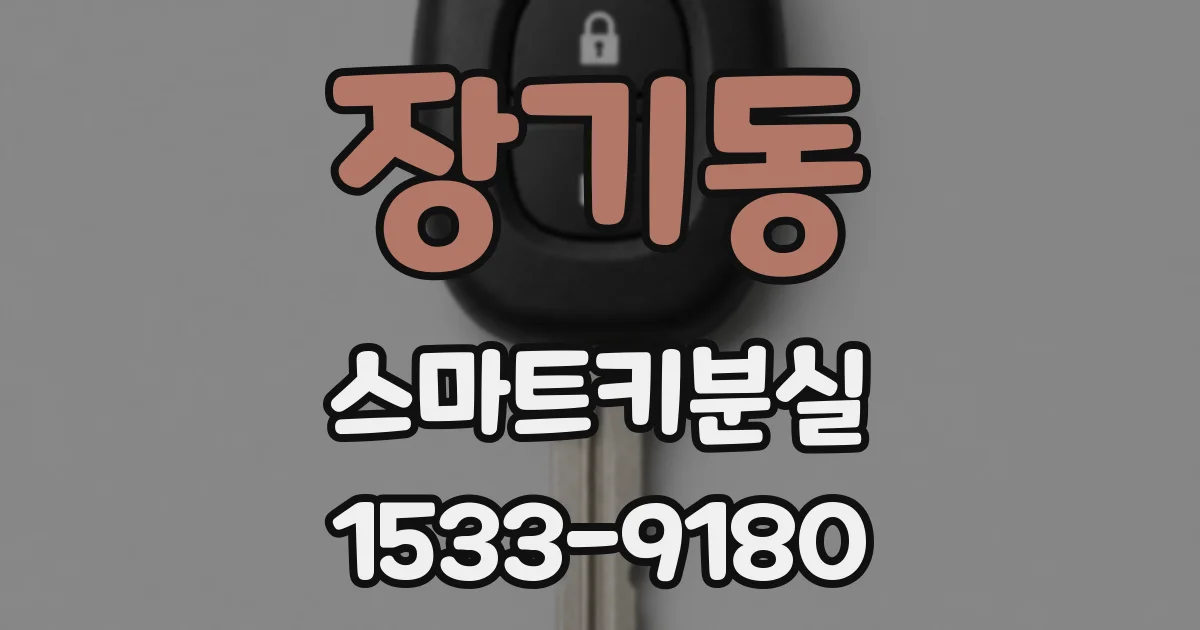 장기동 스마트키분실