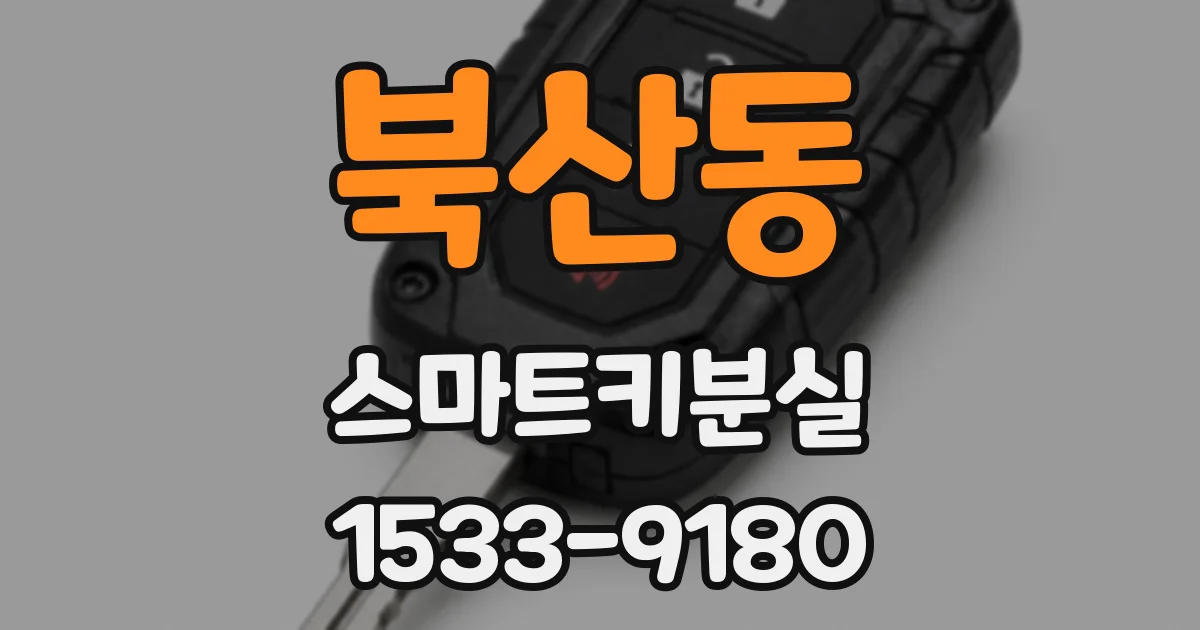 북산동 스마트키분실