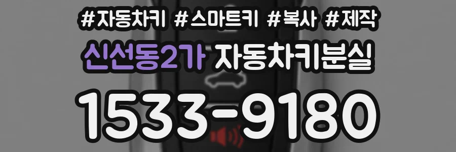 신선동2가 자동차키분실