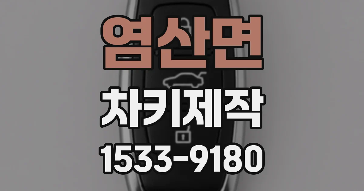 염산면 차키제작
