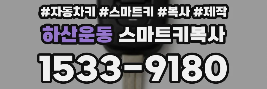 하산운동 스마트키복사