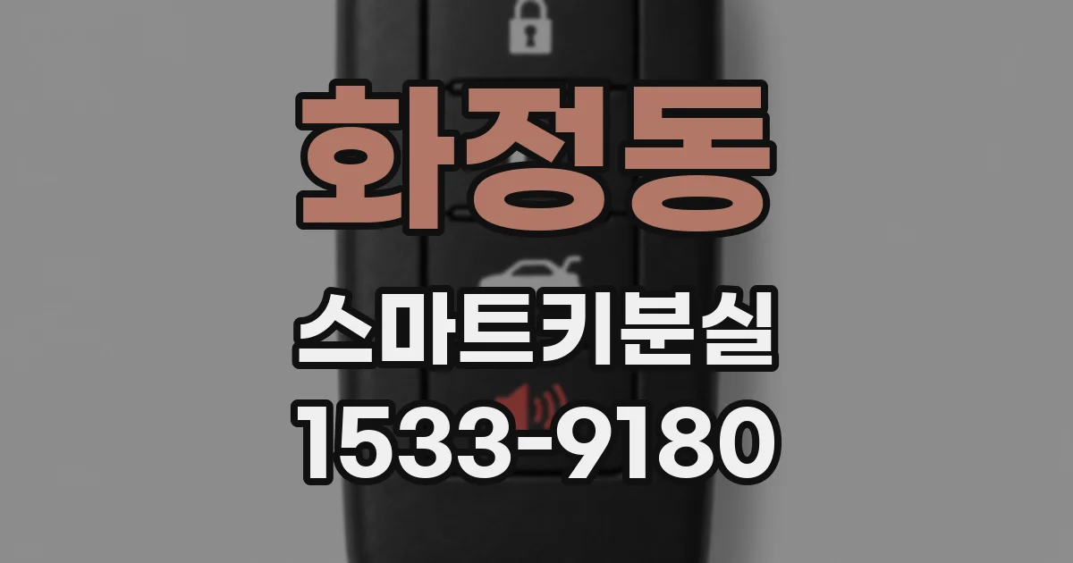 화정동 스마트키분실