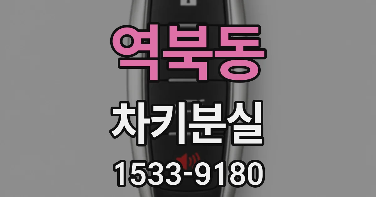 역북동 차키분실