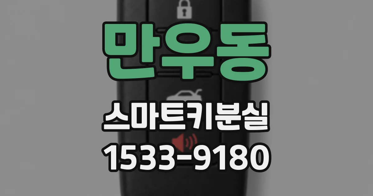 만우동 스마트키분실