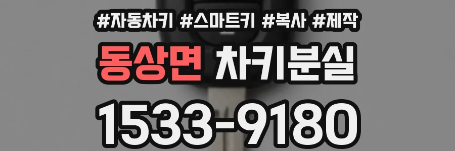 동상면 차키분실