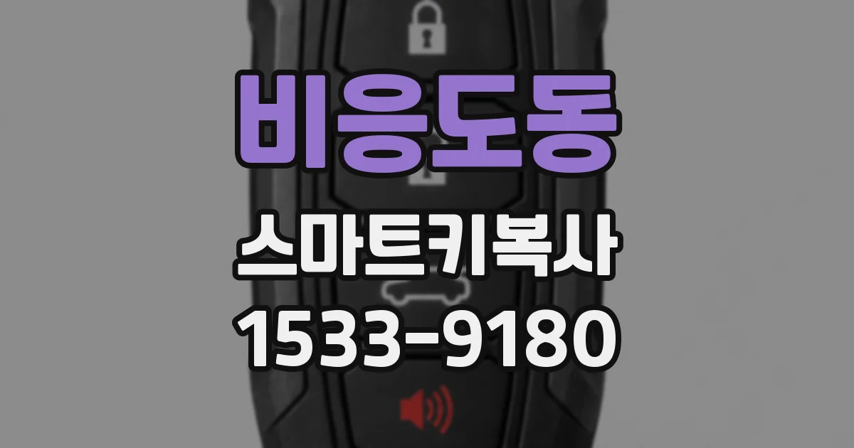 비응도동 스마트키복사