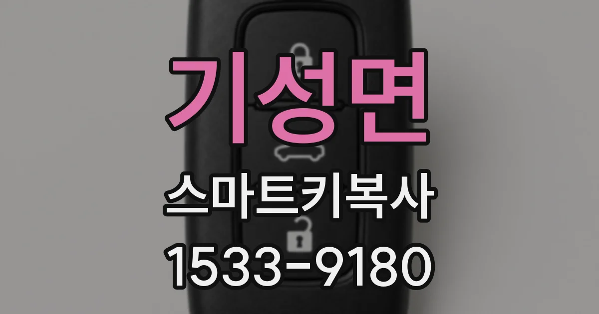 기성면 스마트키복사