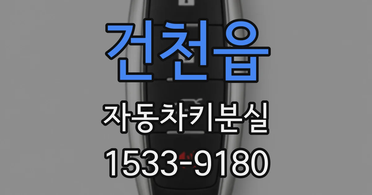 건천읍 자동차키분실