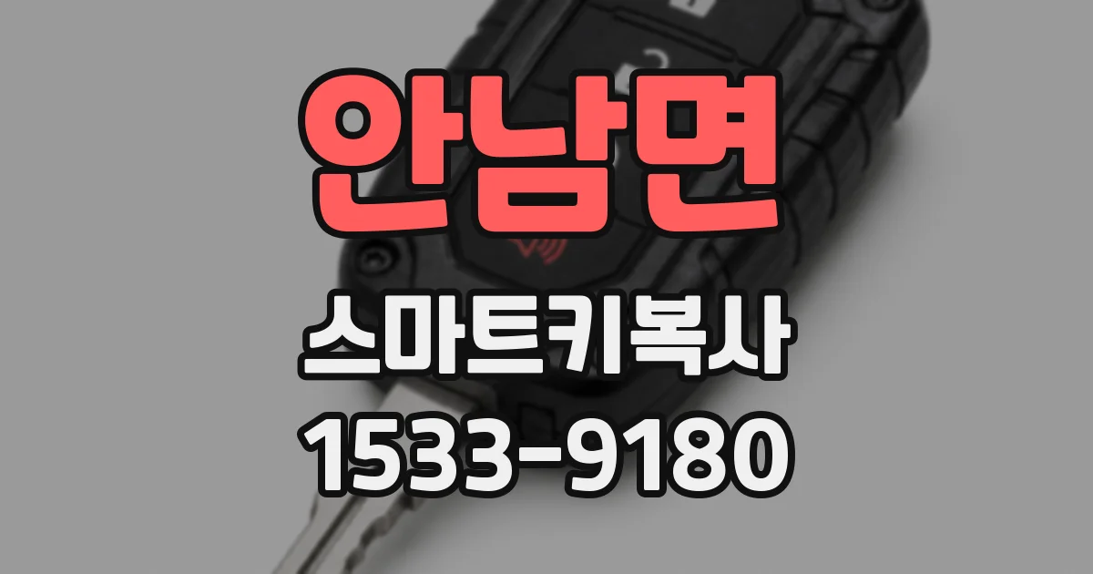 안남면 스마트키복사