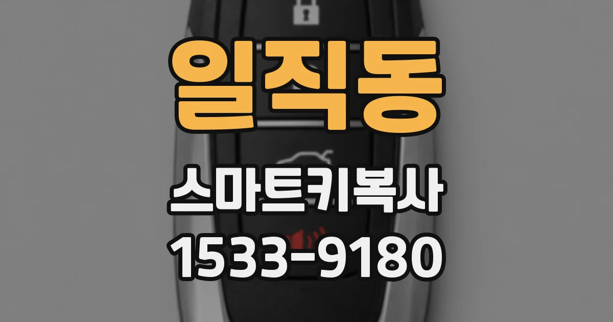일직동 스마트키복사
