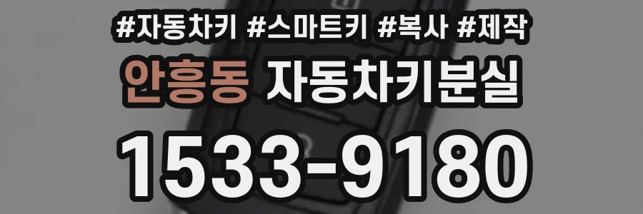 안흥동 자동차키분실