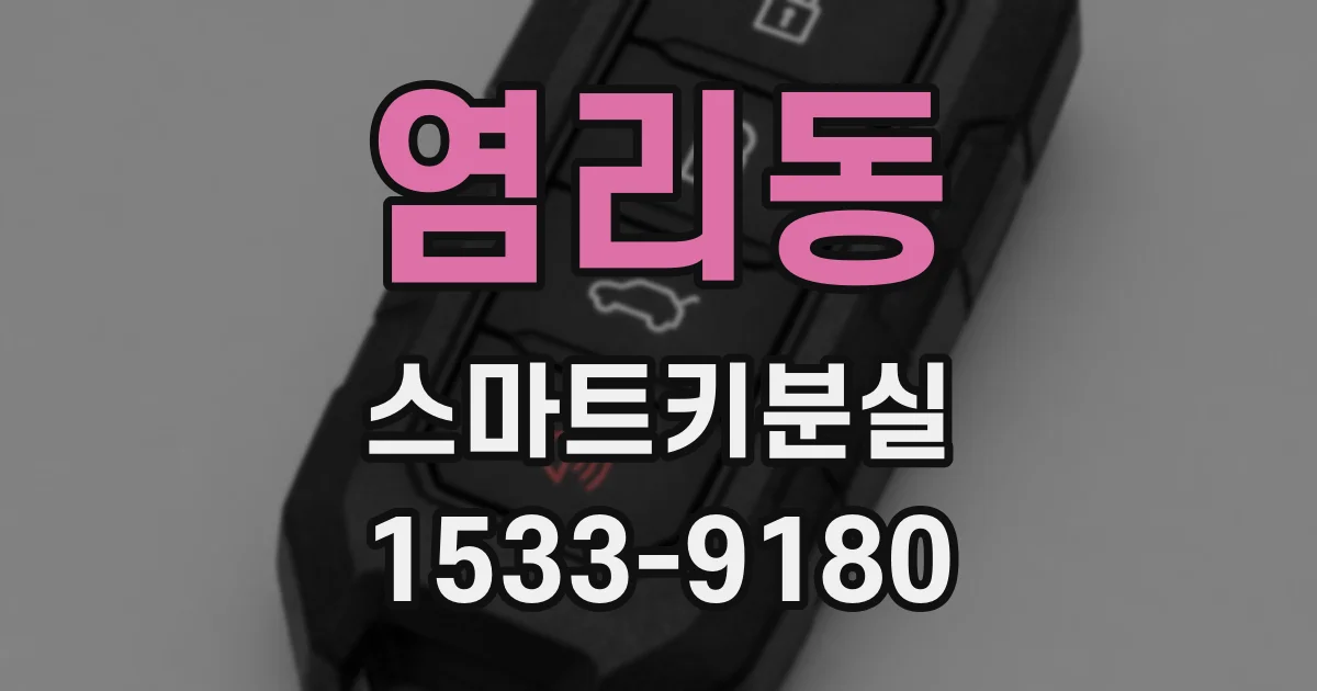 염리동 스마트키분실