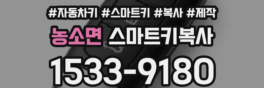 농소면 스마트키복사