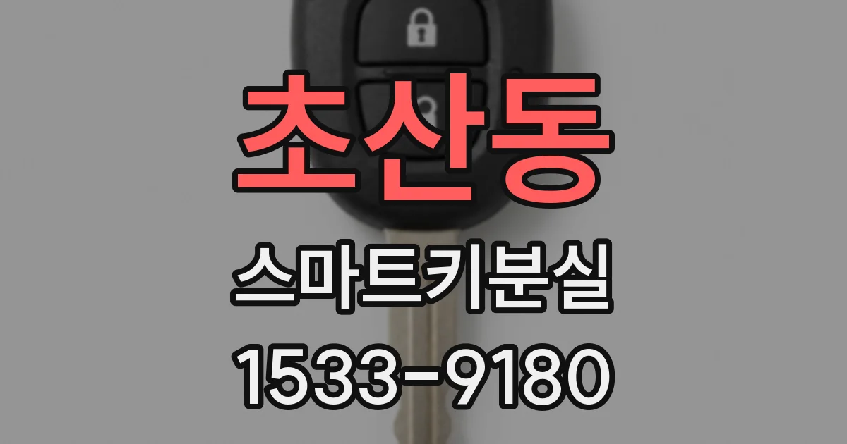 초산동 스마트키분실