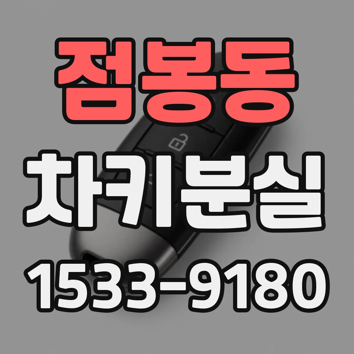 점봉동 차키분실