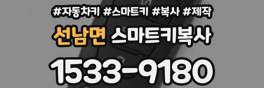 선남면 스마트키복사