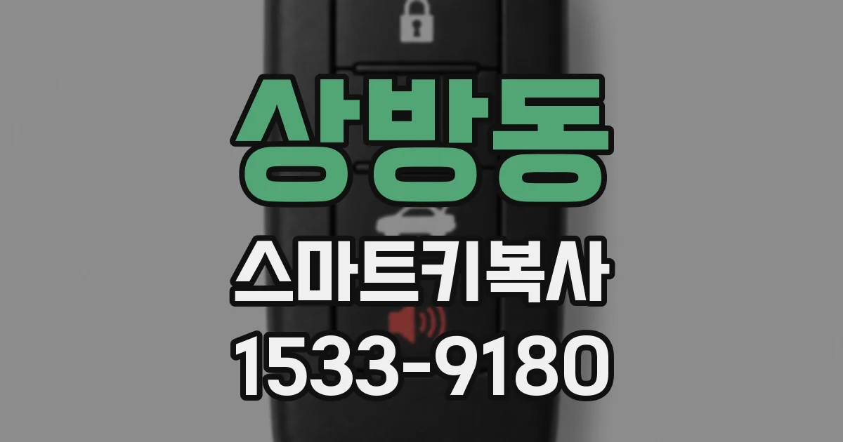 상방동 스마트키복사