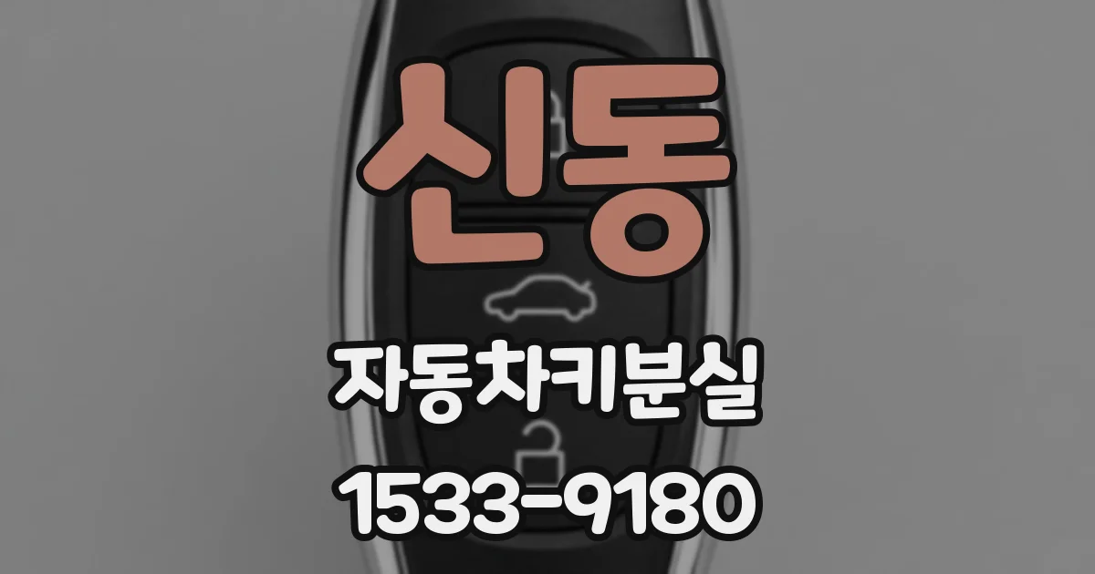 신동 자동차키분실