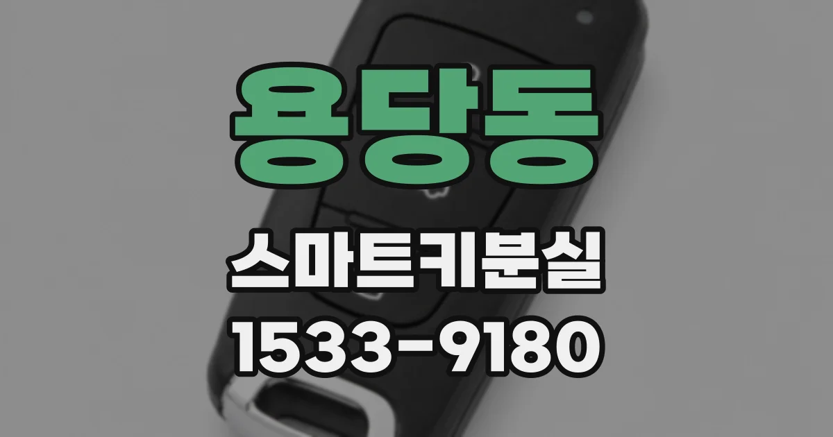 용당동 스마트키분실