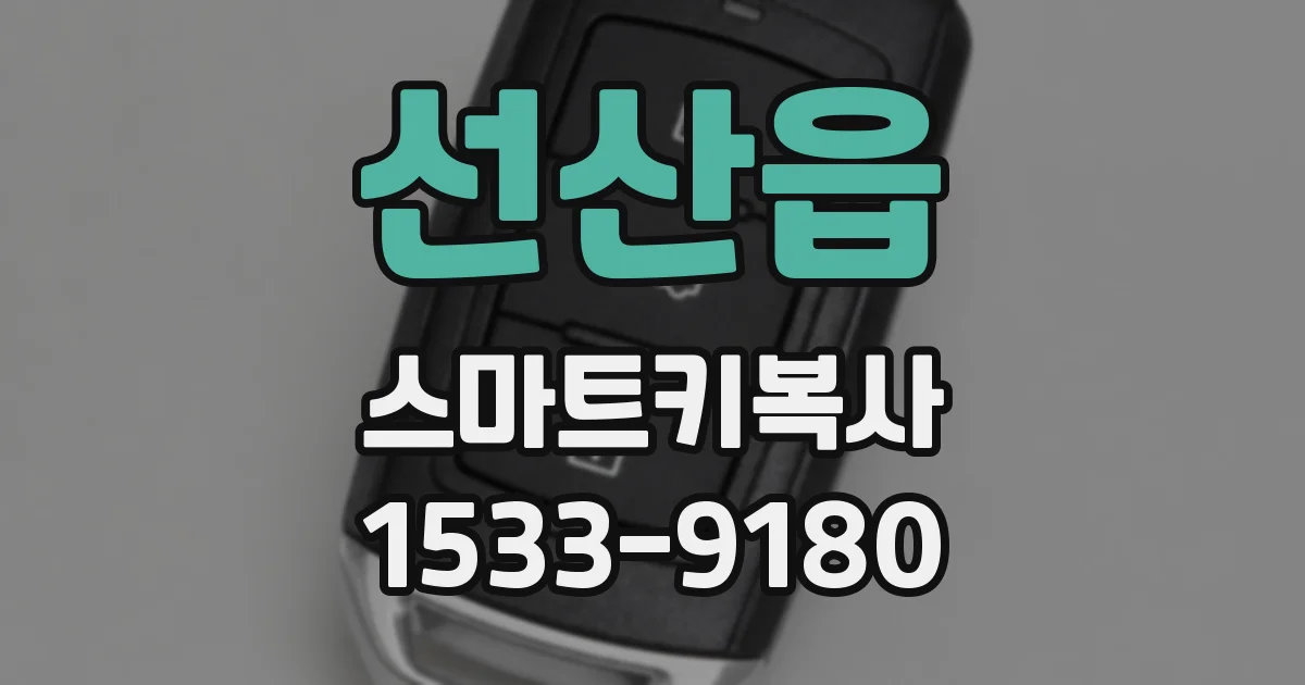 선산읍 스마트키복사