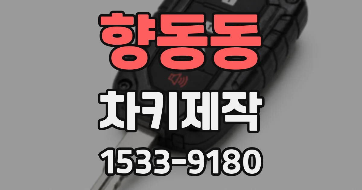 향동동 차키제작