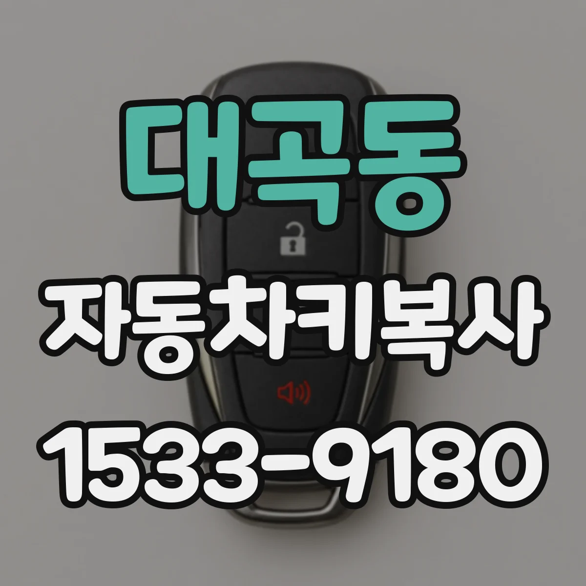대곡동 자동차키복사