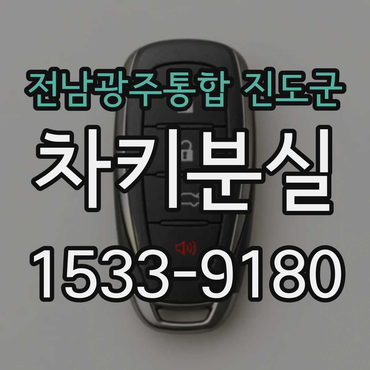 전남광주통합 진도군 차키분실