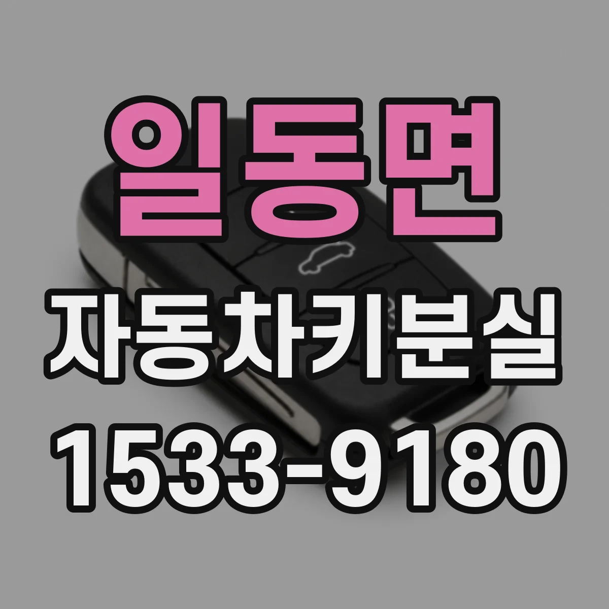 일동면 자동차키분실