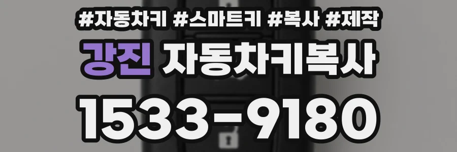 강진 자동차키복사