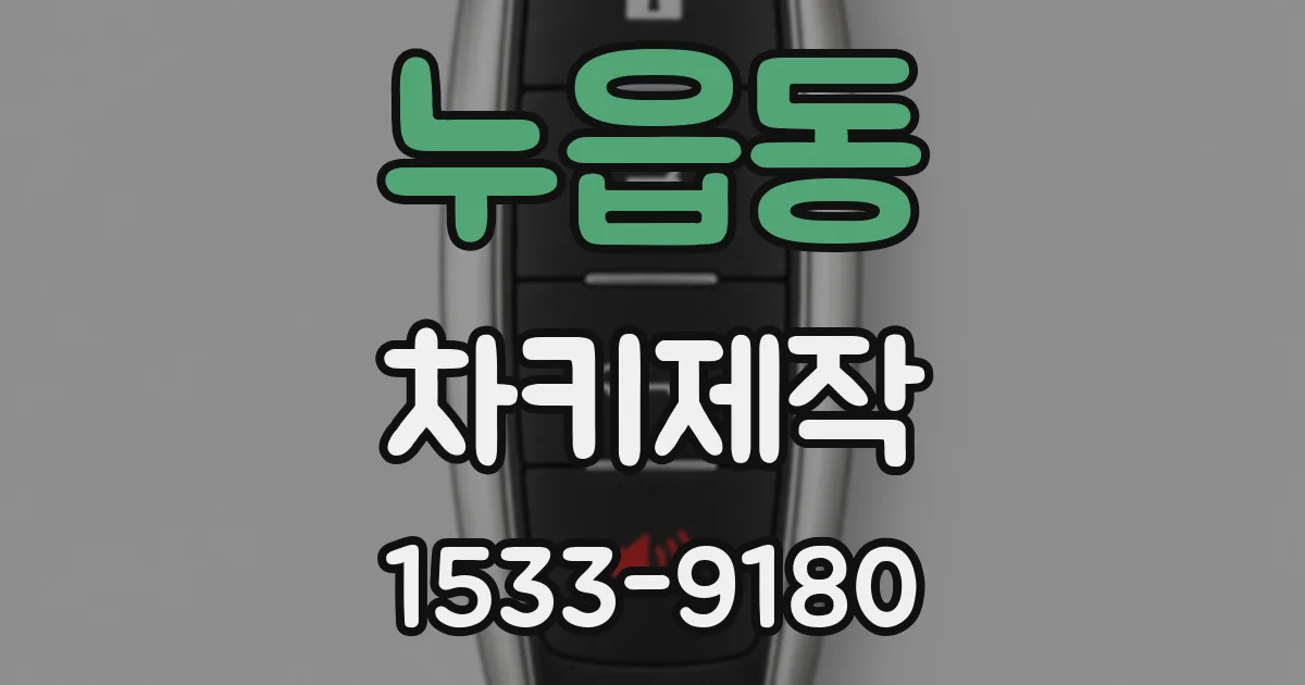 누읍동 차키제작