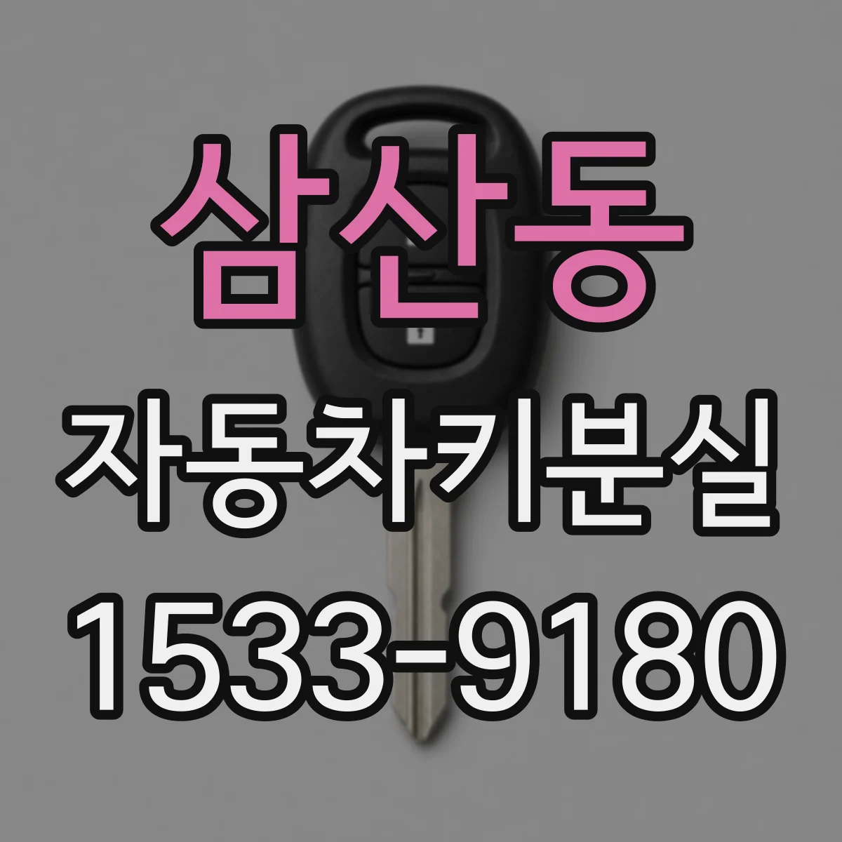삼산동 자동차키분실