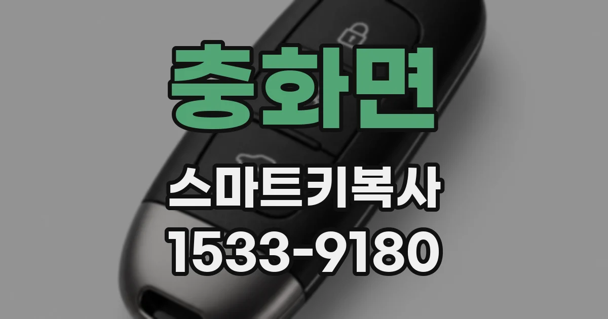 충화면 스마트키복사