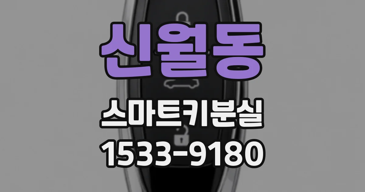 신월동 스마트키분실