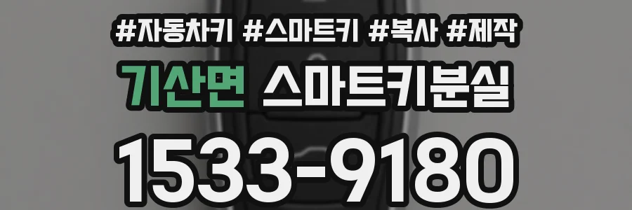 기산면 스마트키분실
