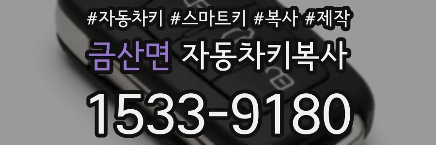 금산면 자동차키복사