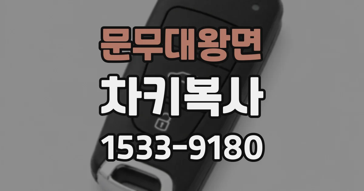 문무대왕면 차키복사