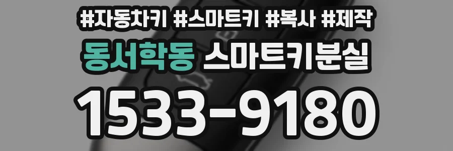 동서학동 스마트키분실