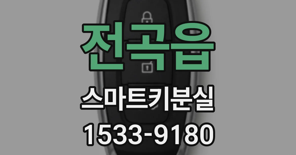 전곡읍 스마트키분실