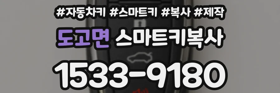 도고면 스마트키복사
