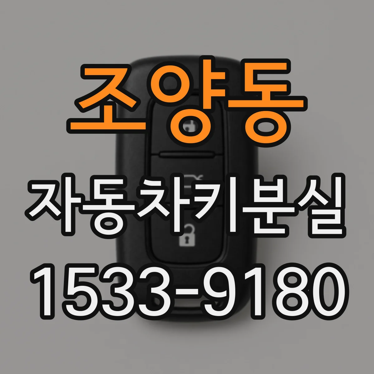 조양동 자동차키분실