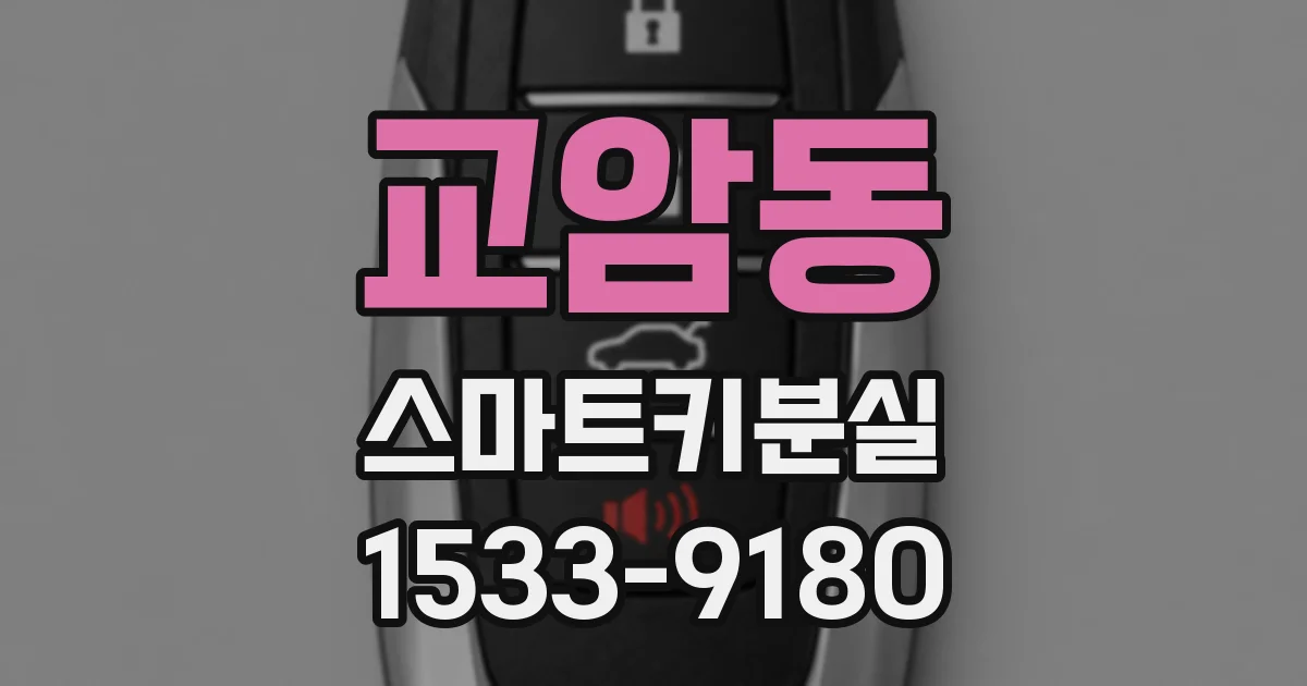 교암동 스마트키분실
