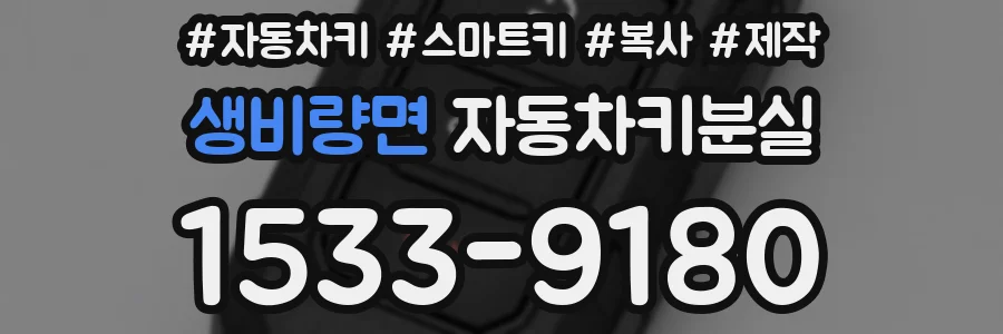 생비량면 자동차키분실